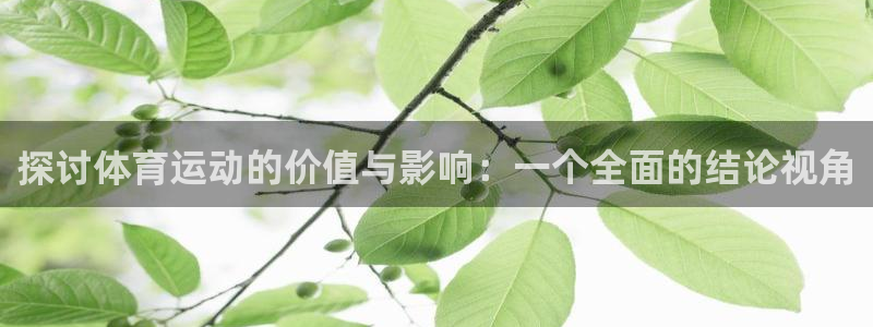 球速体育：探讨体育运动的价值与影响：一个全面的结论视角