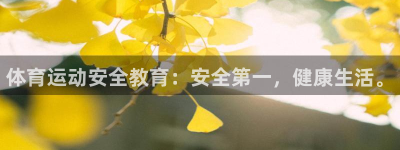 球速体育：体育运动安全教育：安全第一，健康生活。